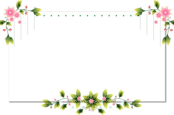 цветок рамка