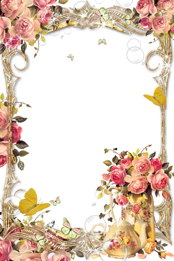 цветок рамка