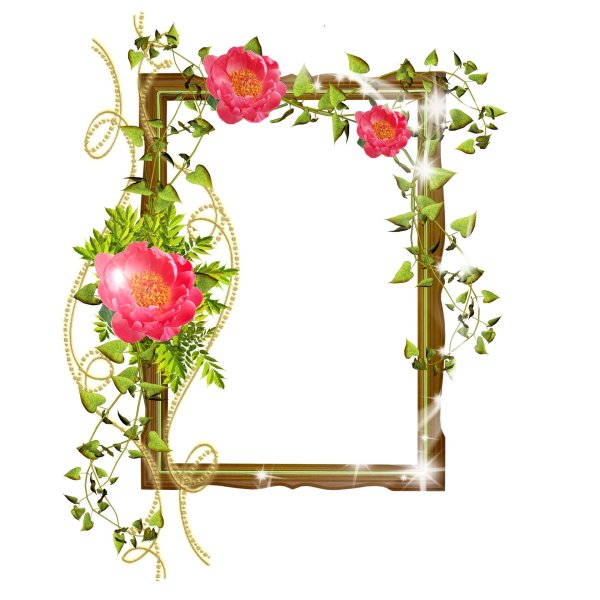 анимированные цветочные рамки