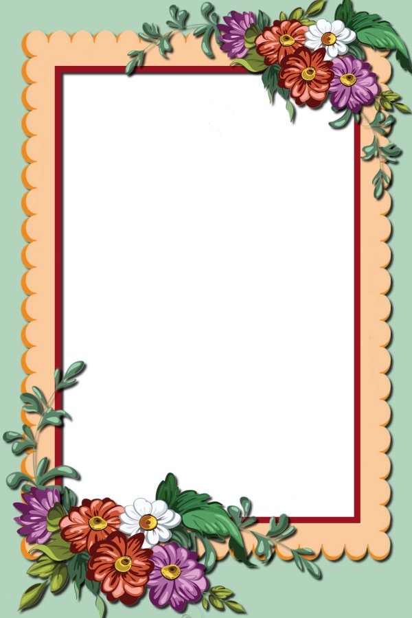 открытка рамка