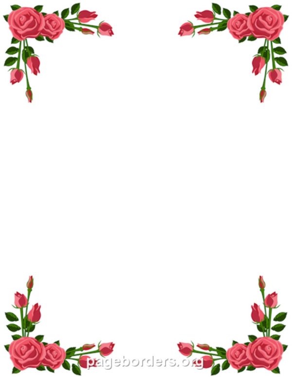 рамочка с цветами