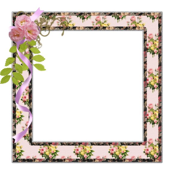 рамочка с цветами