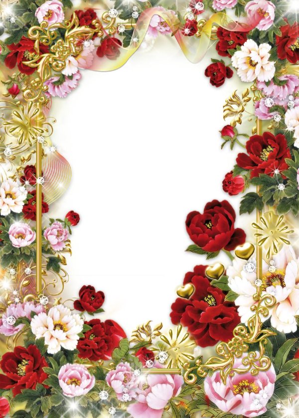 рамочка с цветами