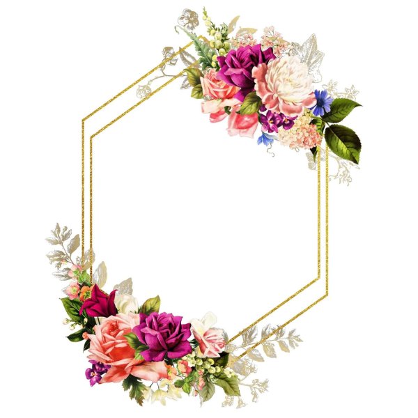 рамочка с цветами