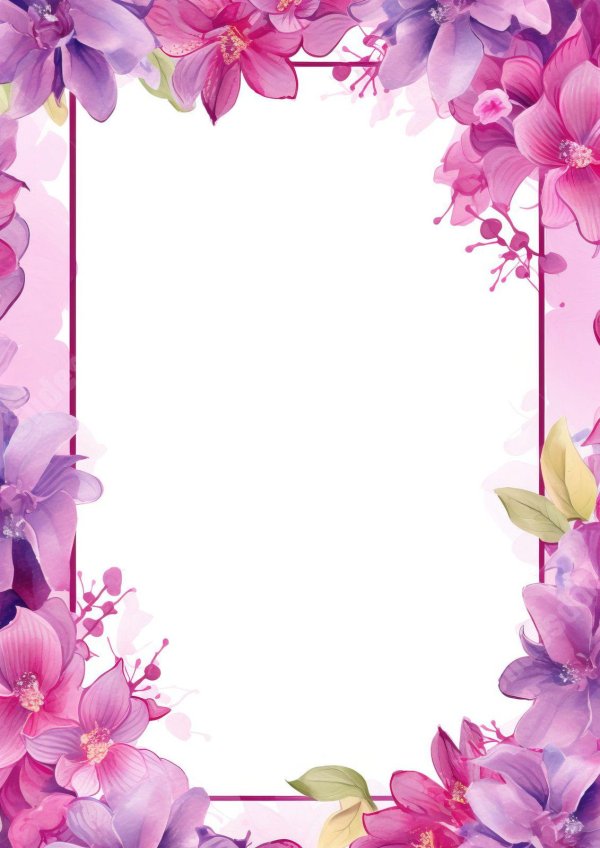 цветок рамка