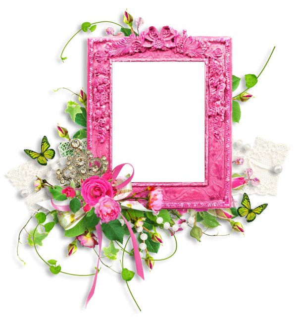 розовая рамочка