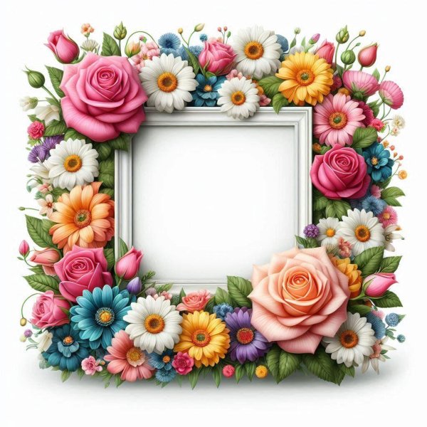 рамочка из цветов