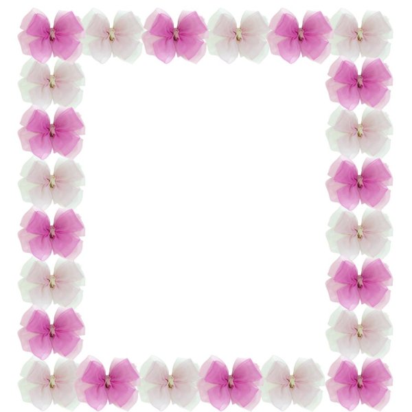 рамка из цветов