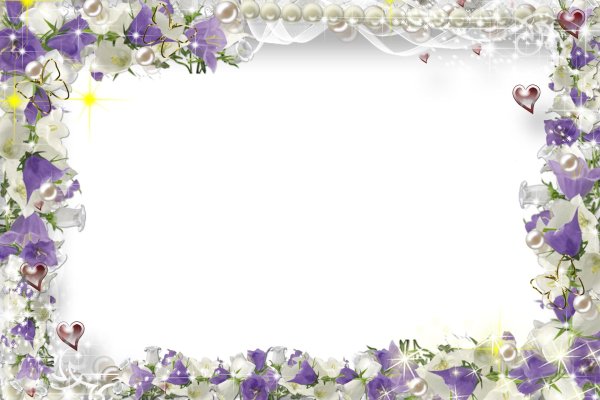 рамочка с цветами