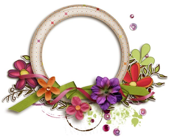 цветочная рамка