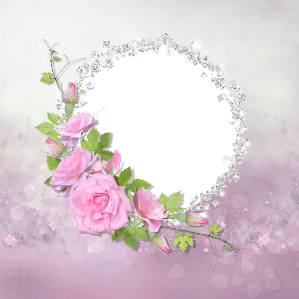 рамочка с цветами