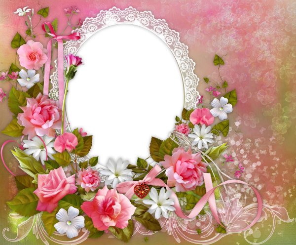 рамочка с цветами