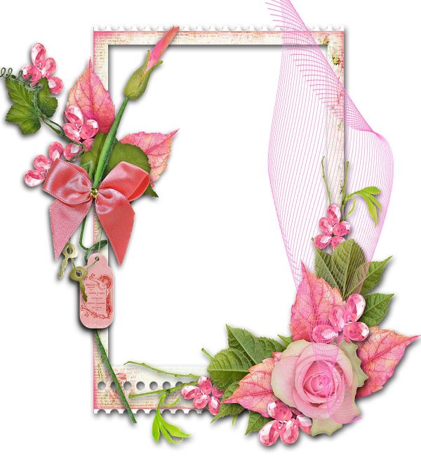 рамочка с цветами