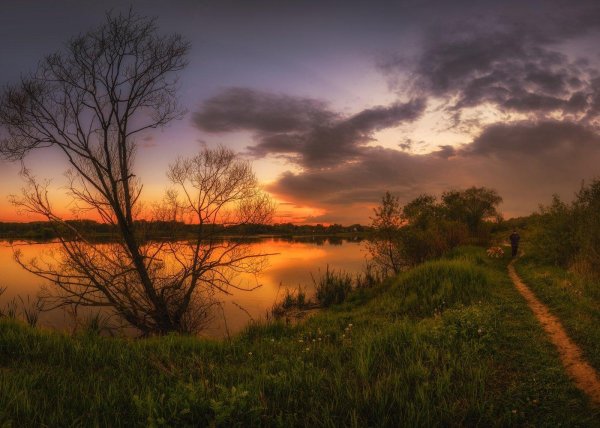 вечерние пейзажи