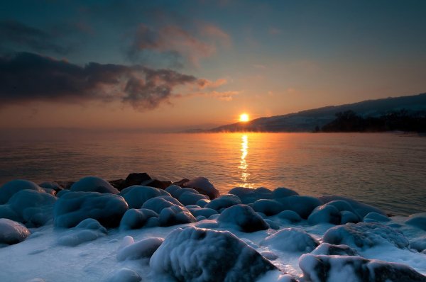 зимнее море