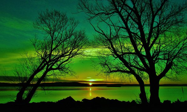 явление зеленые лучи