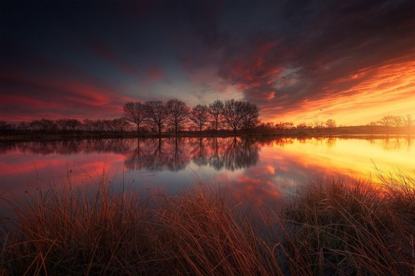 красивые вечерние пейзажи