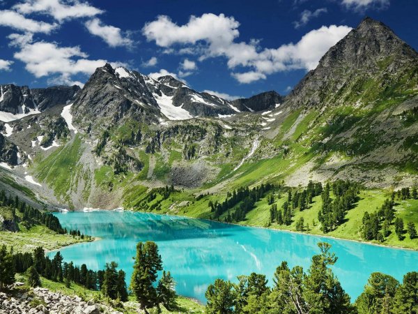 лето в горах алтая