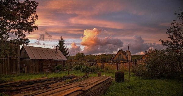 красивые деревенские пейзажи