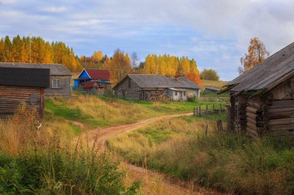 деревни архангельской области осенью