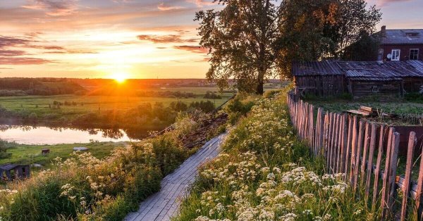 деревни русского севера