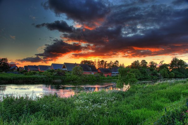 красивые деревенские пейзажи