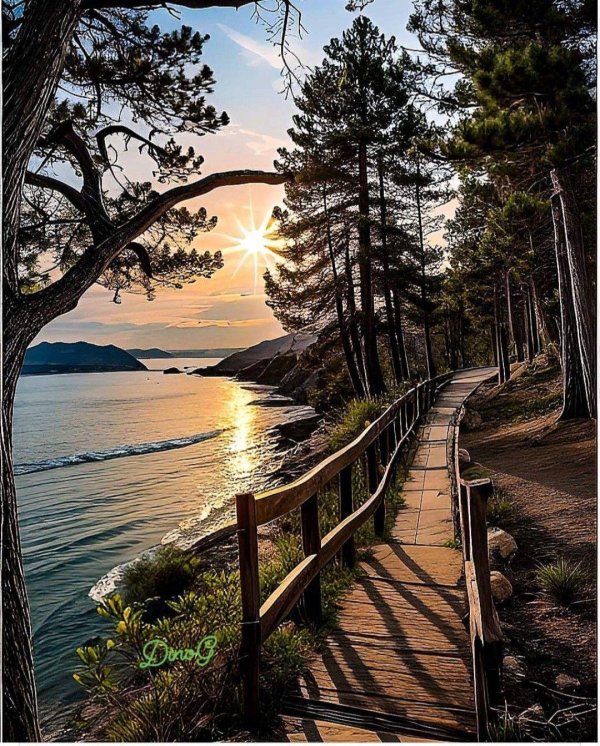 красивый рассвет