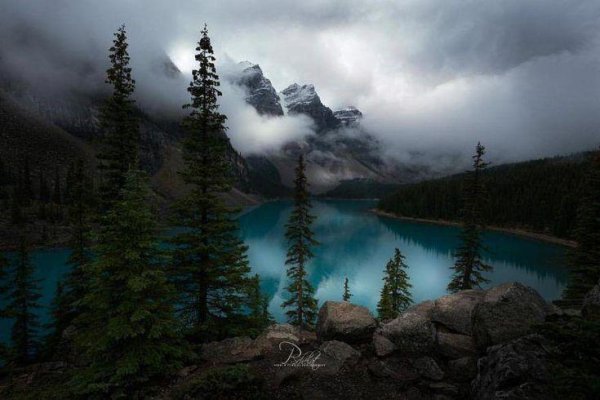 озеро морейн канада