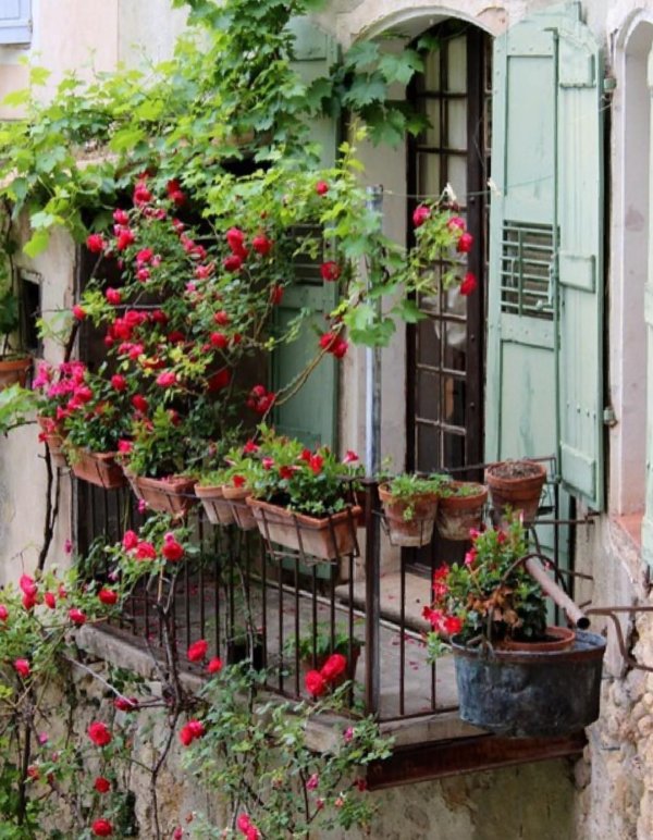 французские балкончики париж