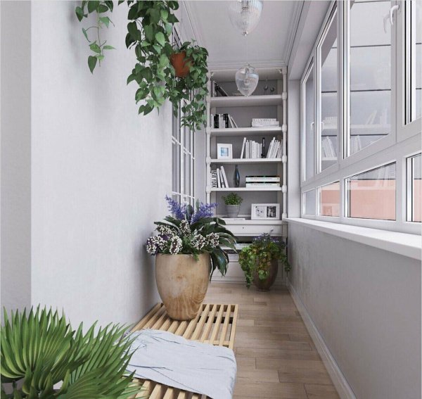 полубалкон полулоджия