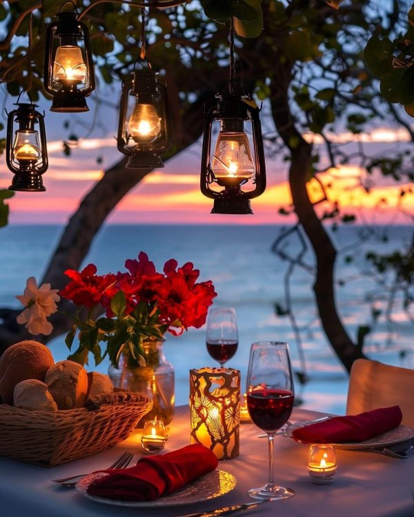 романтический стол