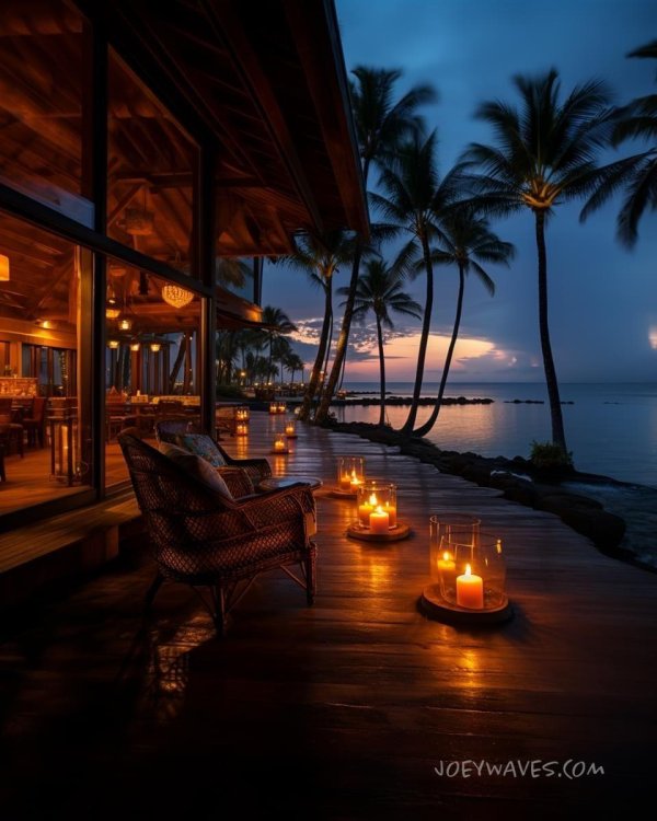 вечерний пляж