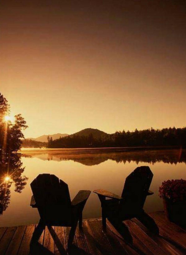 пейзаж закат