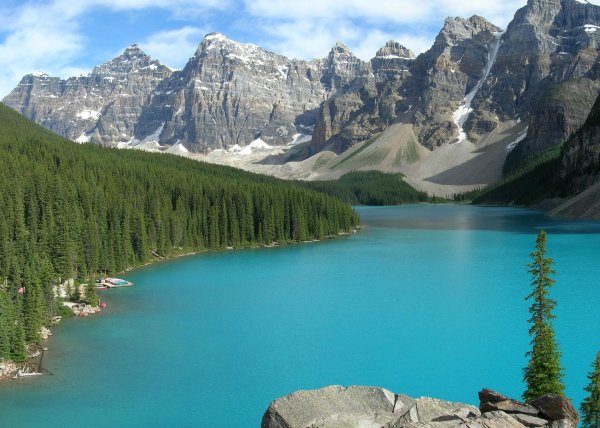 озеро морейн канада