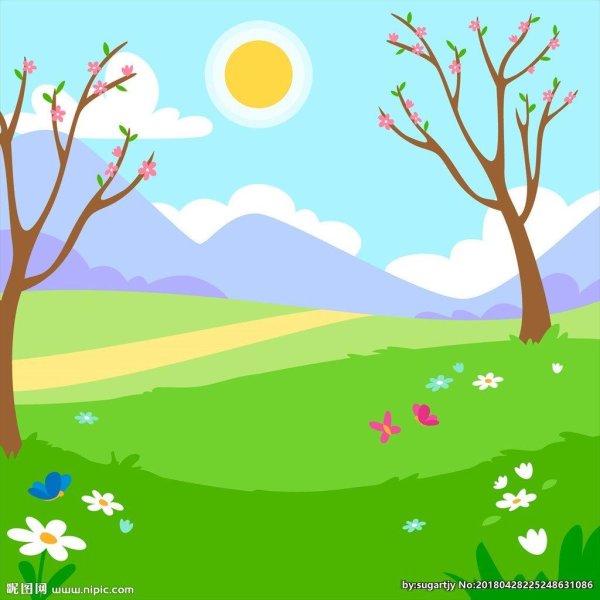 фон природа мультяшная