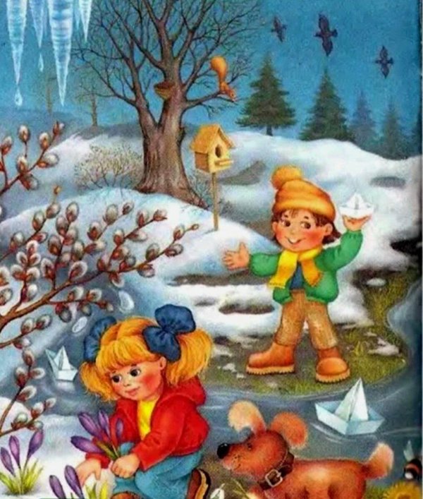 весна для дошкольников