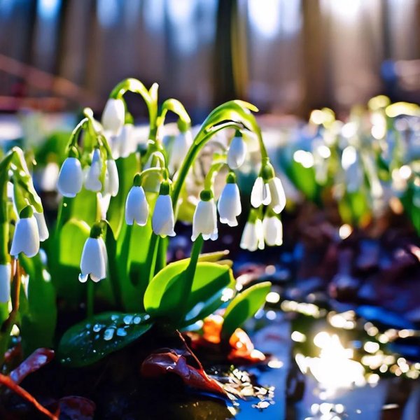 первоцветы подснежники