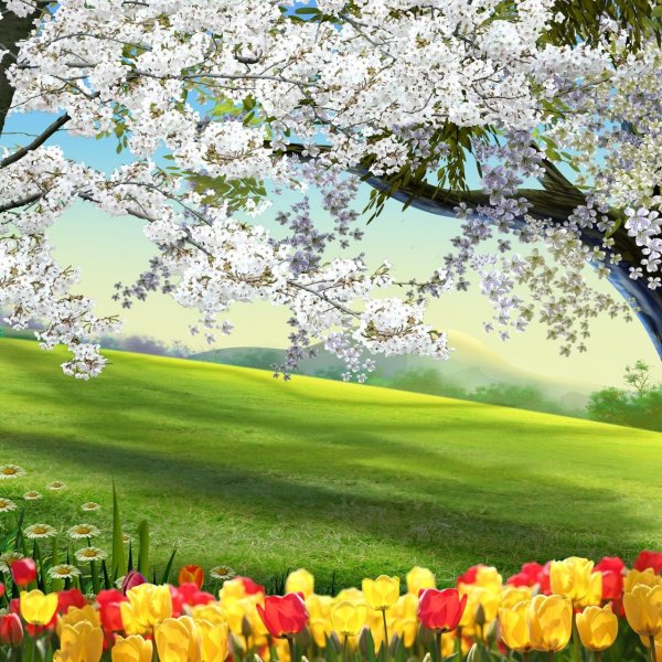 сказочные пейзажи весны