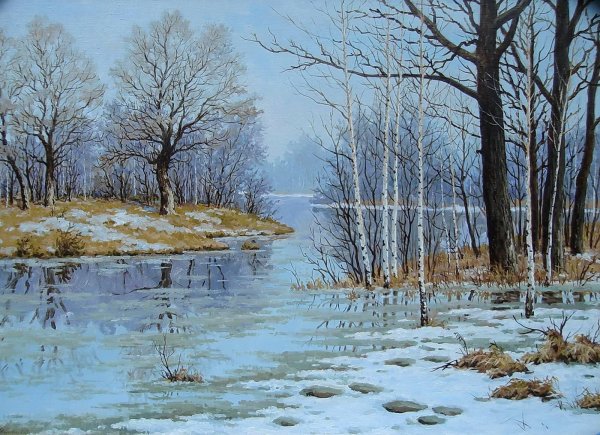 ричард берггольц весенний пейзаж