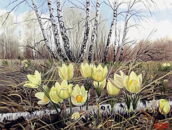 репин дмитрий первоцветы