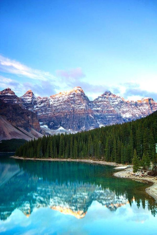 озеро морейн канада