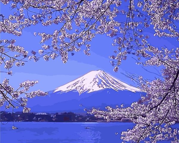 японская гора фудзияма