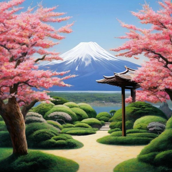 пейзаж японский