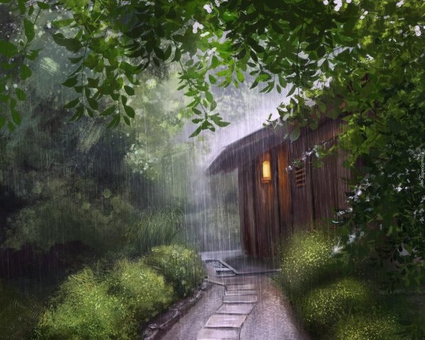 домик на природе