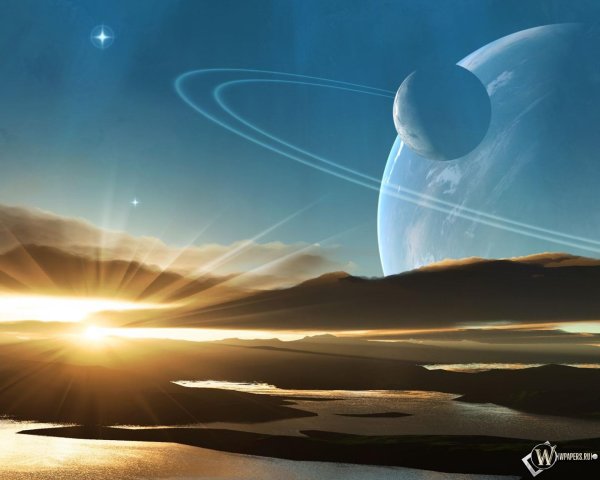 небо с планетами