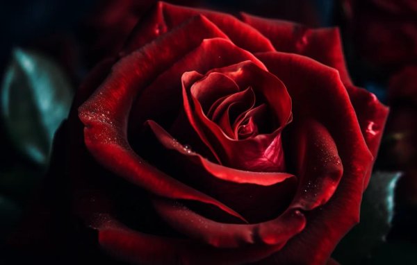 бордовая роза