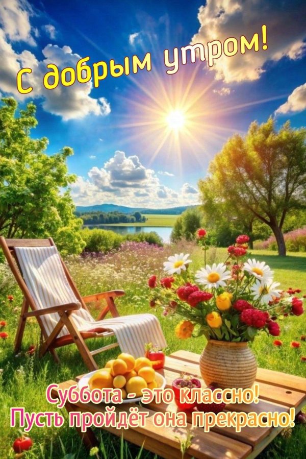 летнее утро доброе