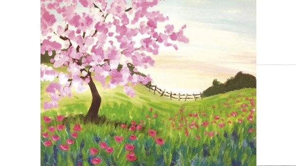 правополушарное рисование сакура