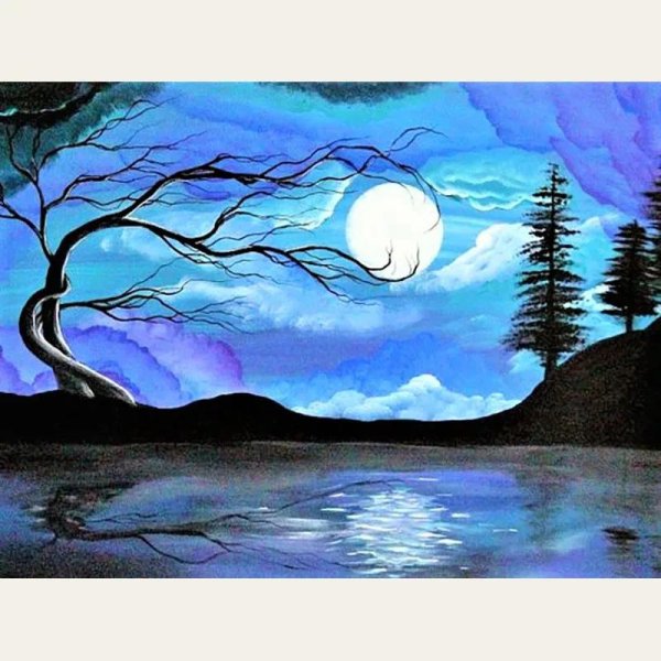 лунные пейзажи в живописи