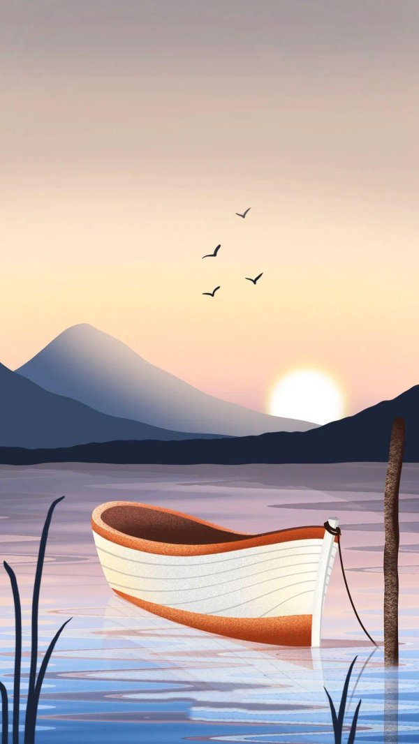 лодка иллюстрация